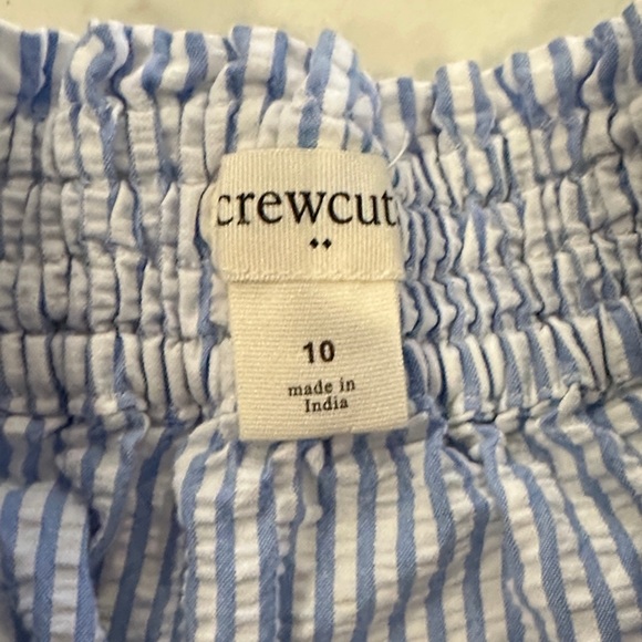 Crewcuts Blue and White Striped Ruffle Skirt - Picture 3 of 4